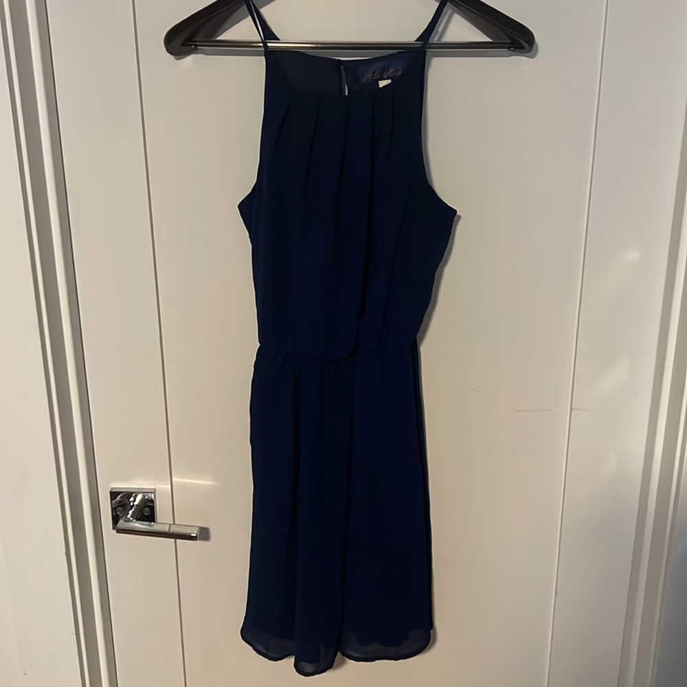Simple Navy Dress